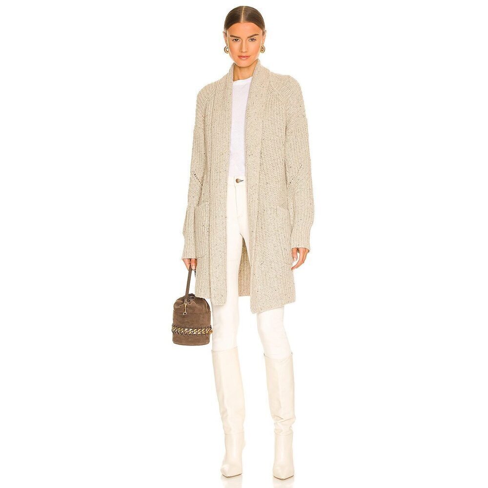 Rag & Bone Women's Eco Donegal Belted Cardigan Size M $832